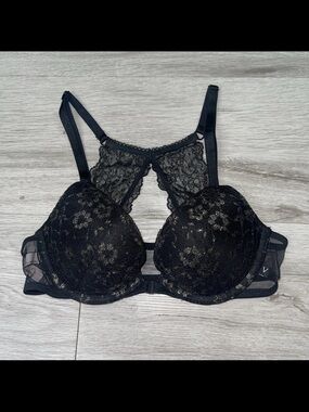Victorias Secret Very Sexy Racerback Push Up Bra 30A Lace Romantic Valentines